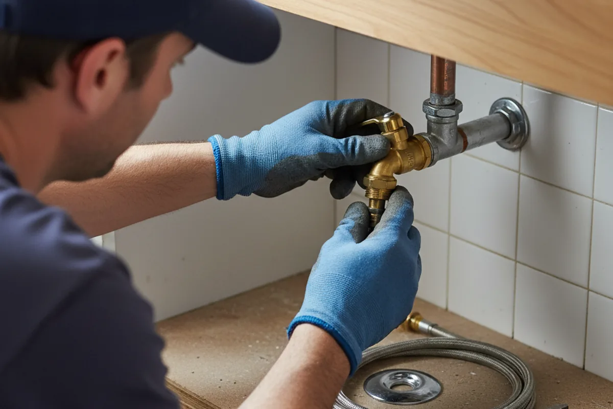 Shutoff valve and fitting work during Emergency Plumbing in Millsboro